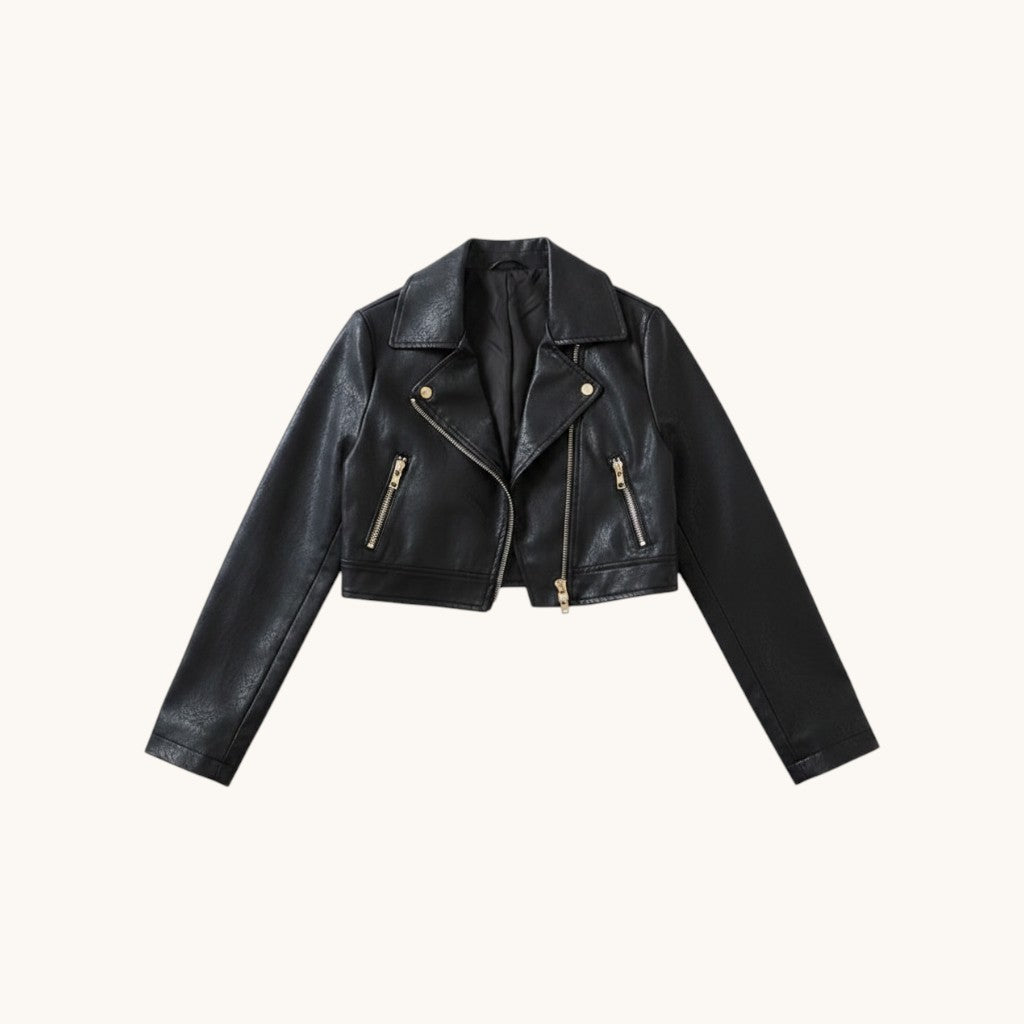 Versatile Washed Leather Jacket