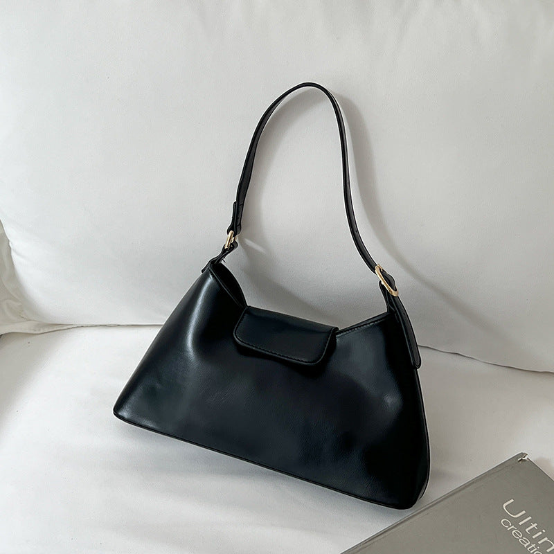 Korean-Style PU Shoulder Bag For Women