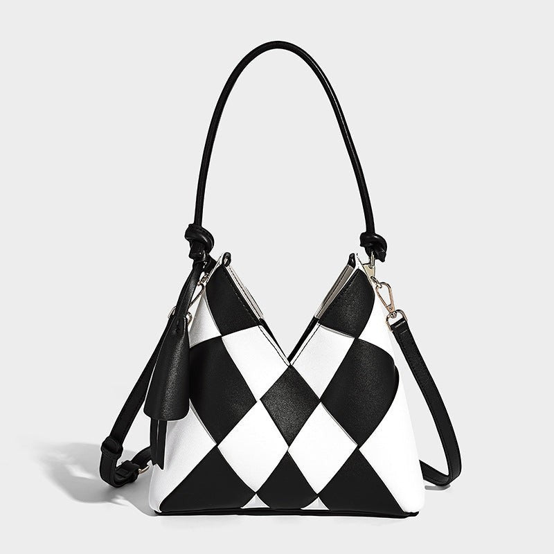 Niche Woven Patchwork Bag