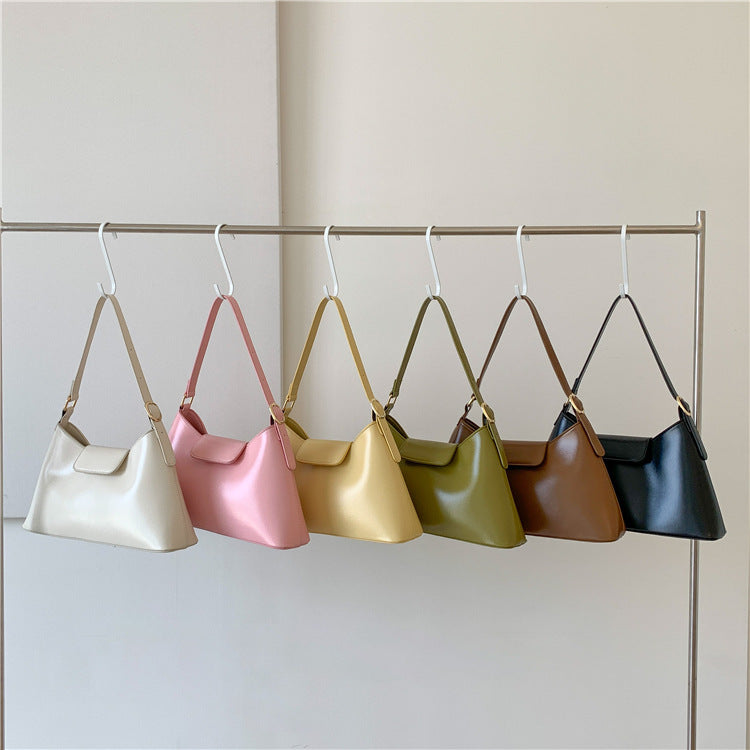 Korean-Style PU Shoulder Bag For Women