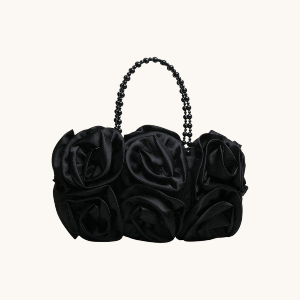 Rose Satin Purse