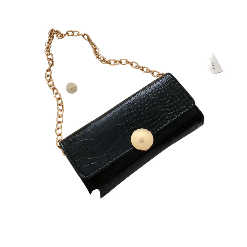 Chain shoulder baguette
