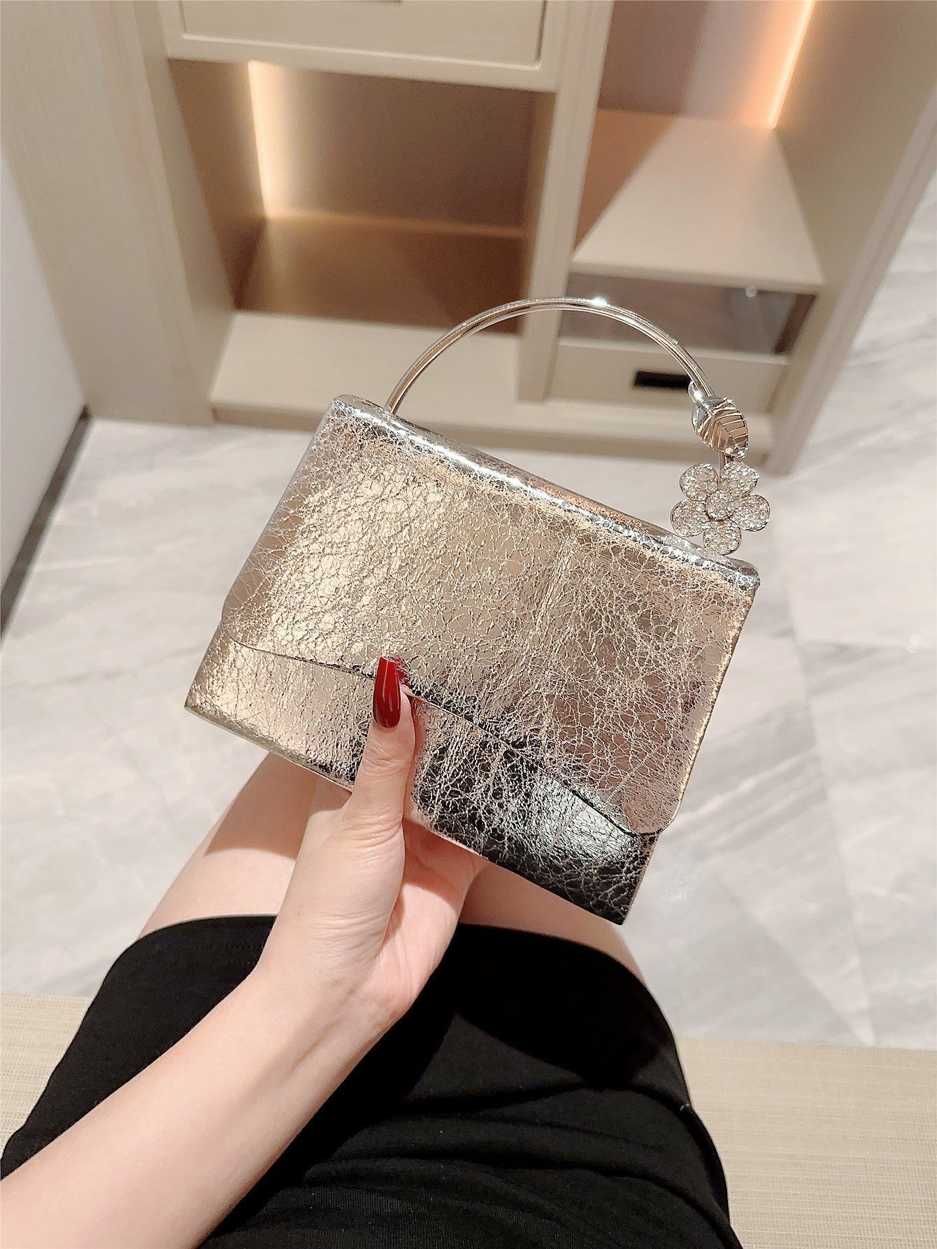 Glitter Clutch Bag