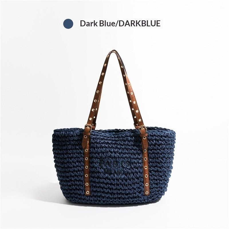 Minimalist Straw Bag
