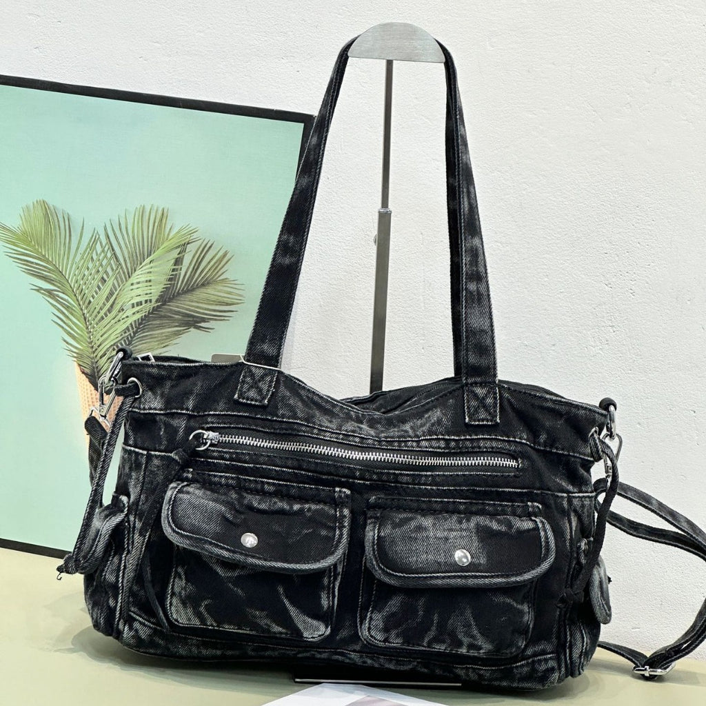 New York Denim Womens Shoulder Bag