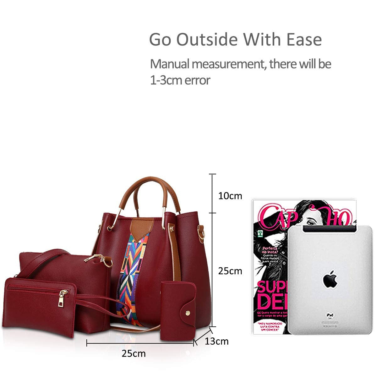 4 Pcs Handbags For Ladies