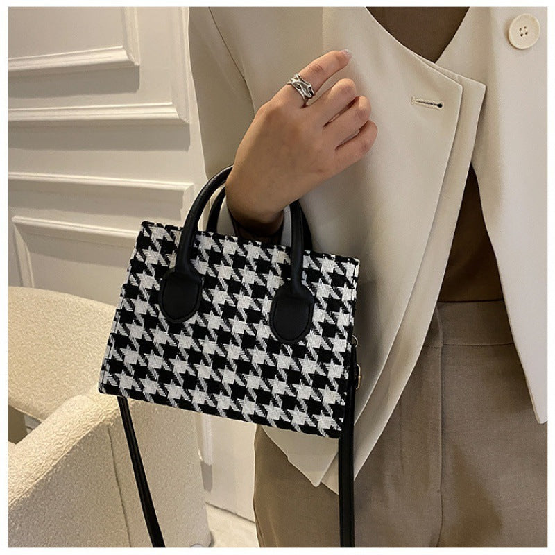 Plaid Handbag Women's Casual Crossbody Bag