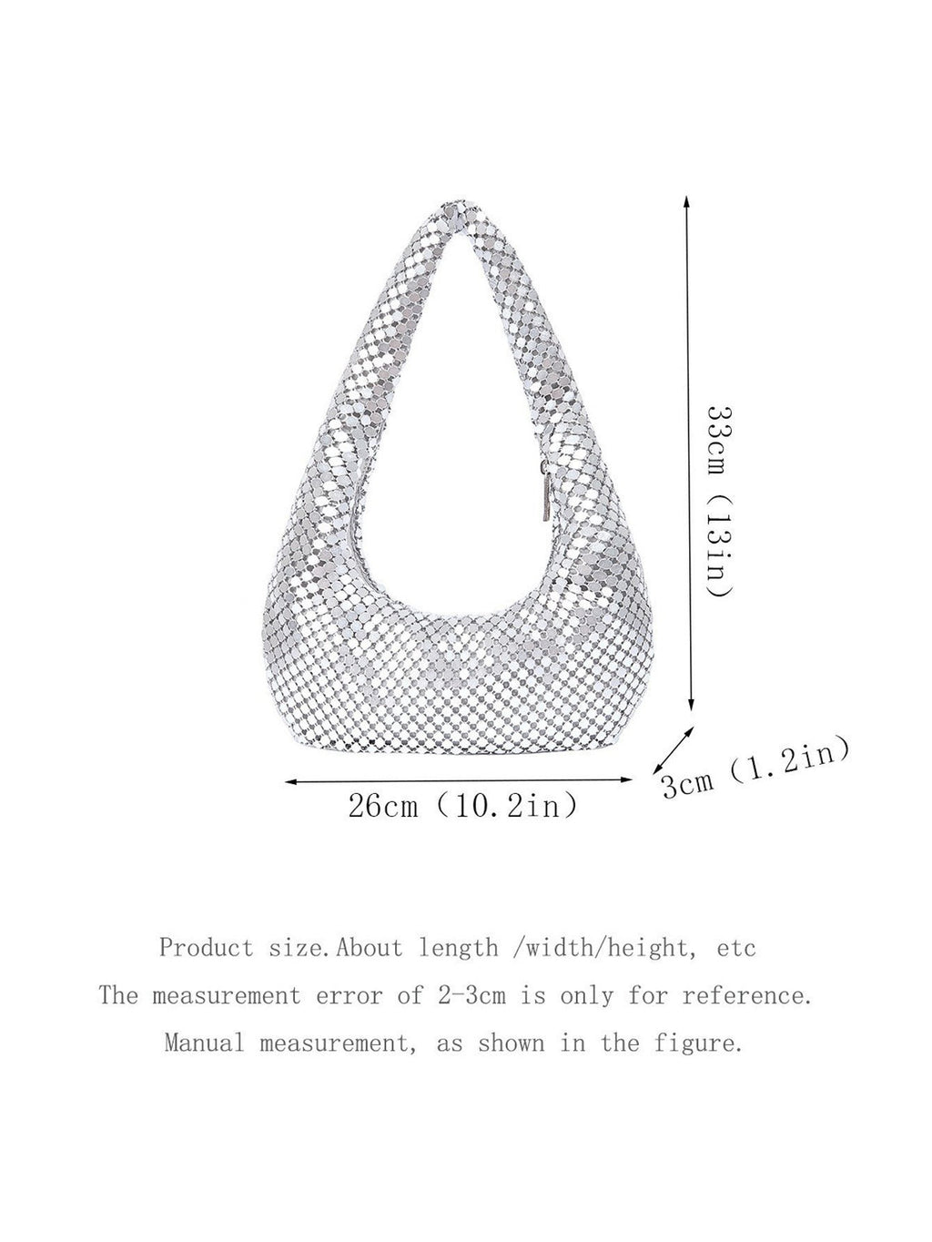 Silver Star Clutch Bag