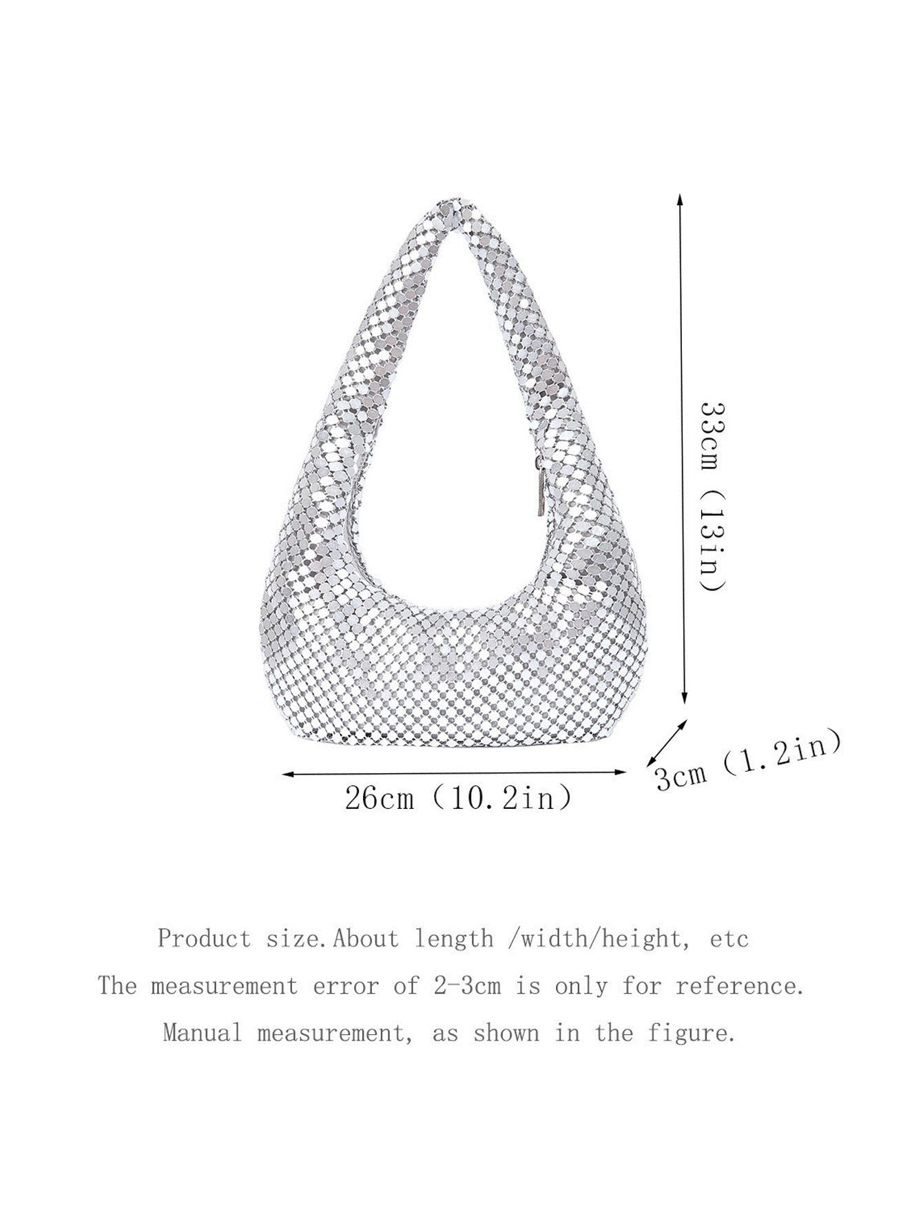 Silver Star Clutch Bag