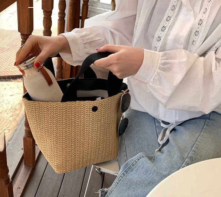 Rattan - Casual Women's Handbag