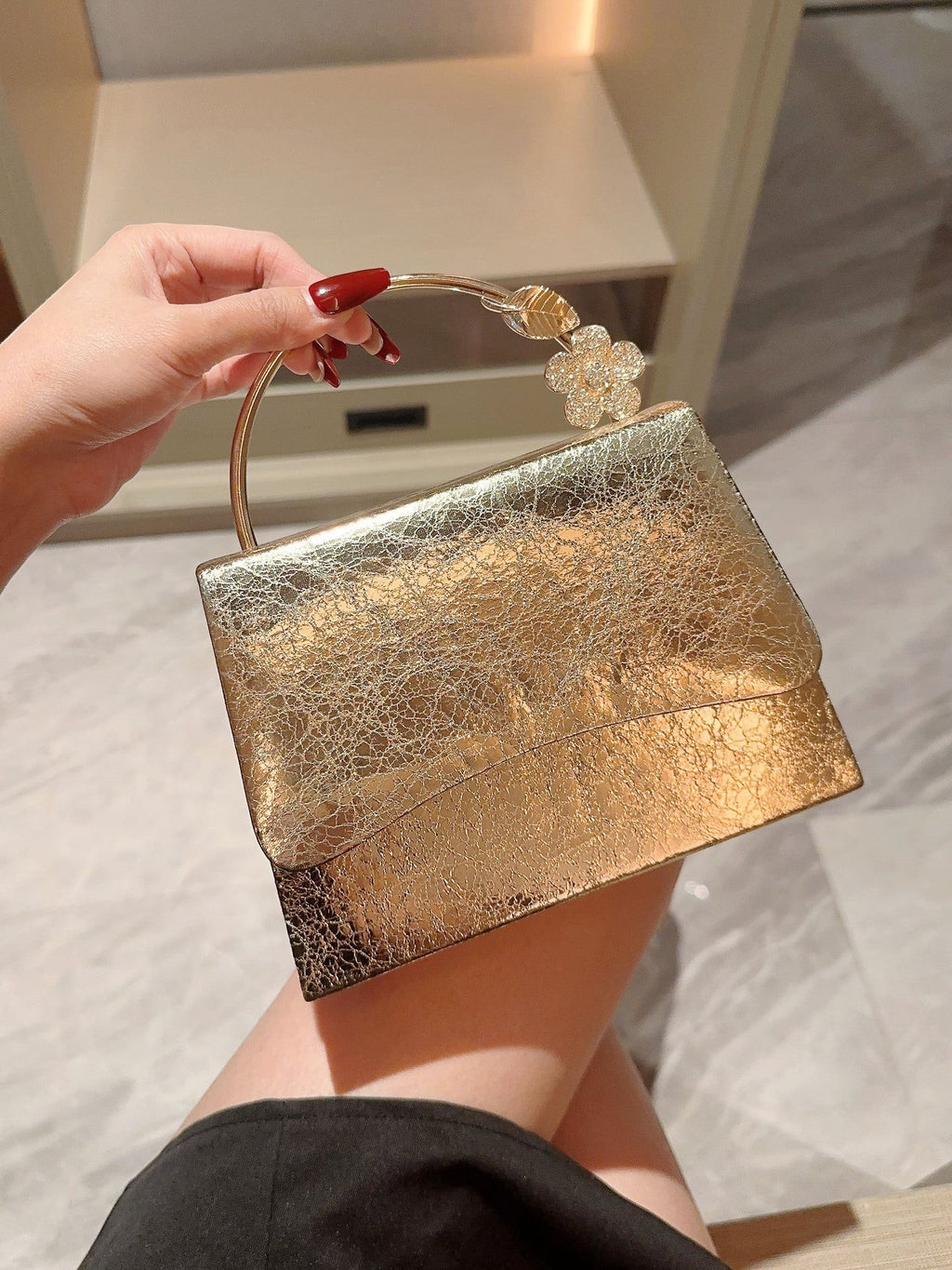 Glitter Clutch Bag