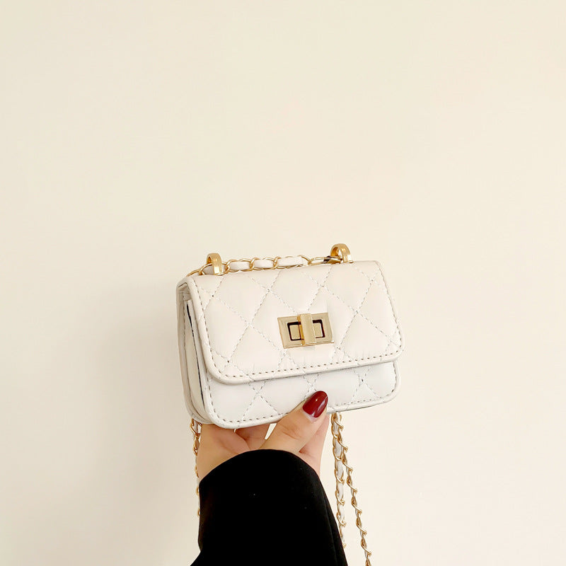 Fashionable Lock-Clasp Chain Bag For Women