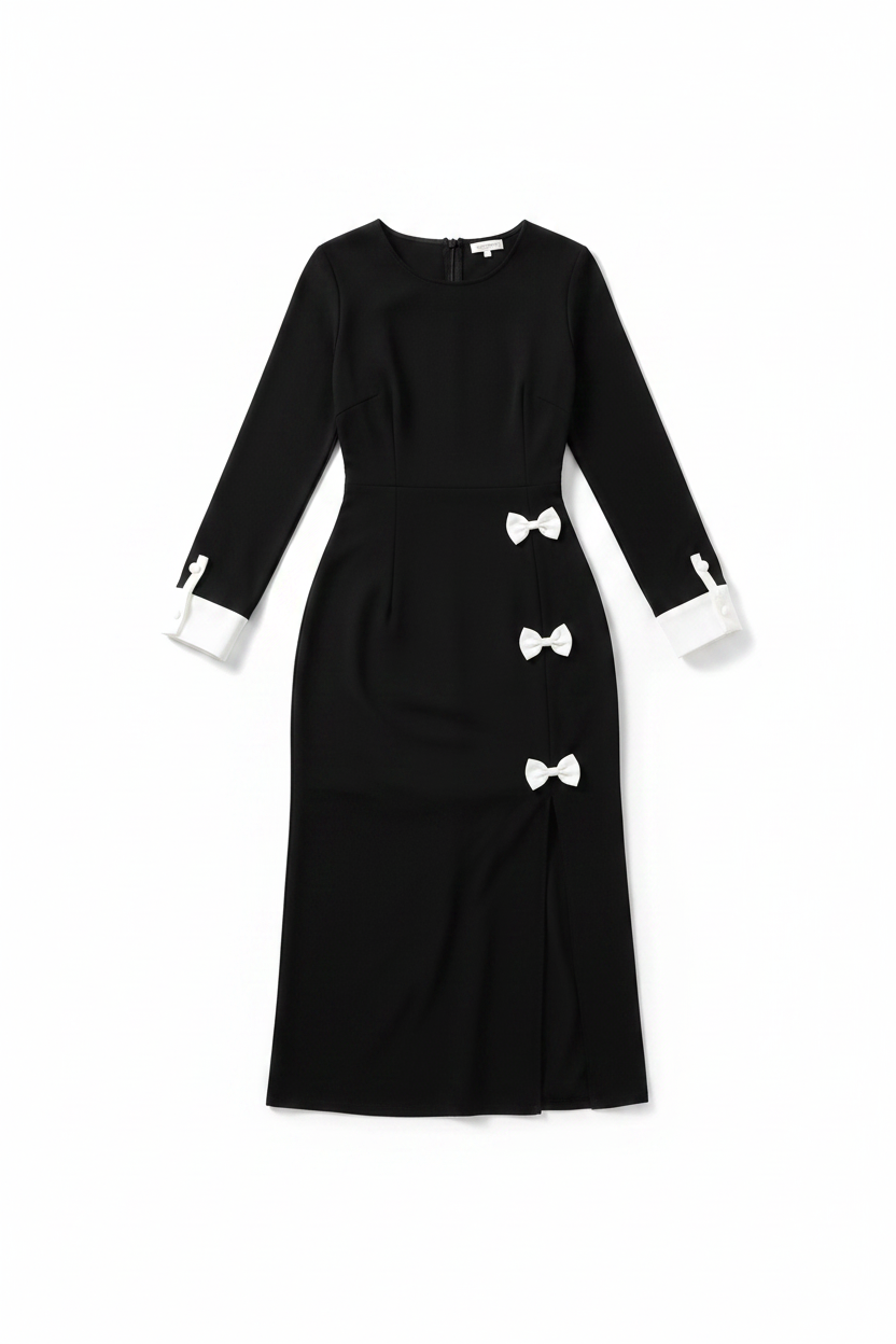 Elegant And Casual Knitted Dress