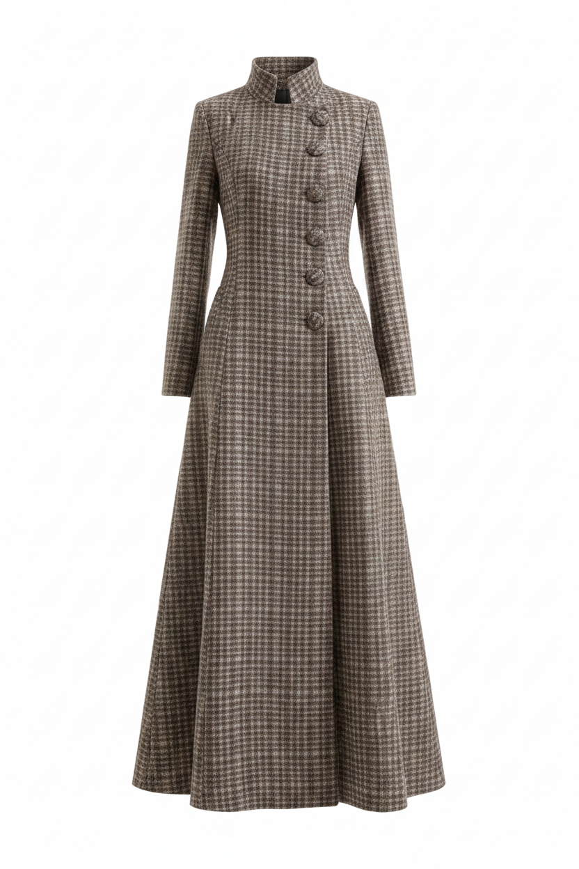 Womens Fashionable Casual Mid-length Coat