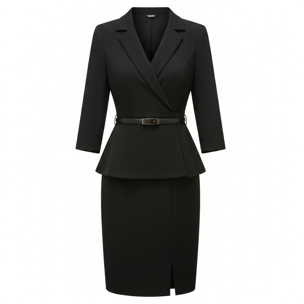 European And American-style Slim-fit Women's Dress