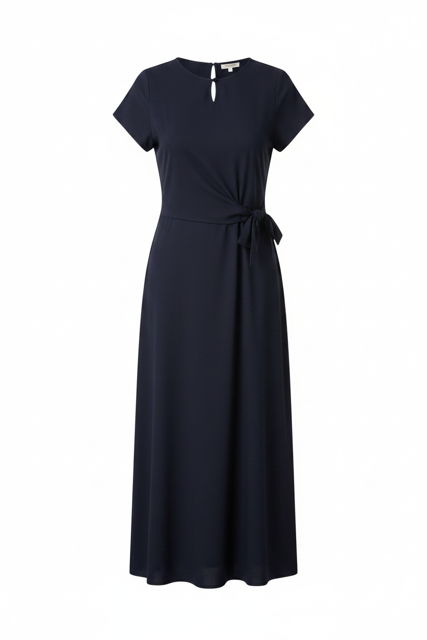 Womens Slim-Fit Figure-Hugging Lace-Up Dress