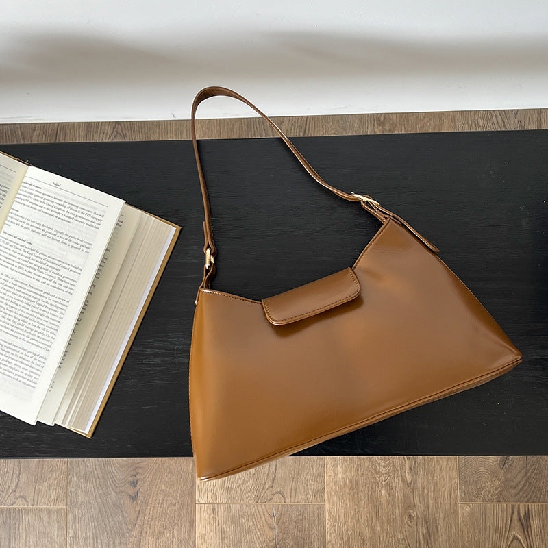 Korean-Style PU Shoulder Bag For Women