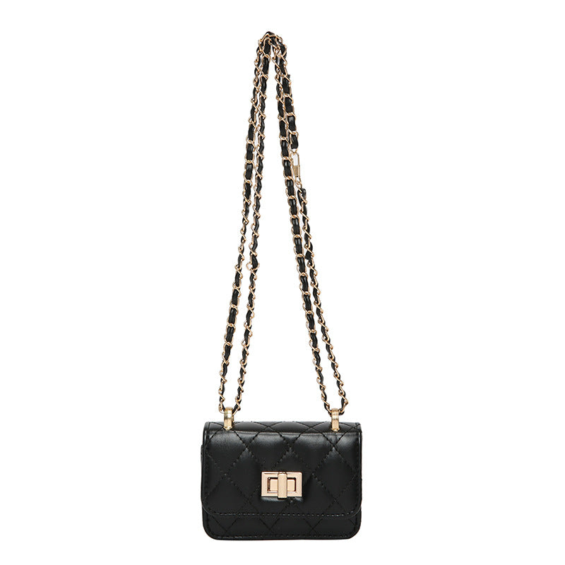 Fashionable Lock-Clasp Chain Bag For Women