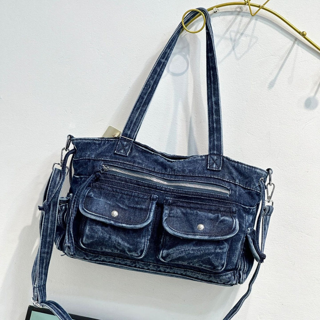 New York Denim Womens Shoulder Bag