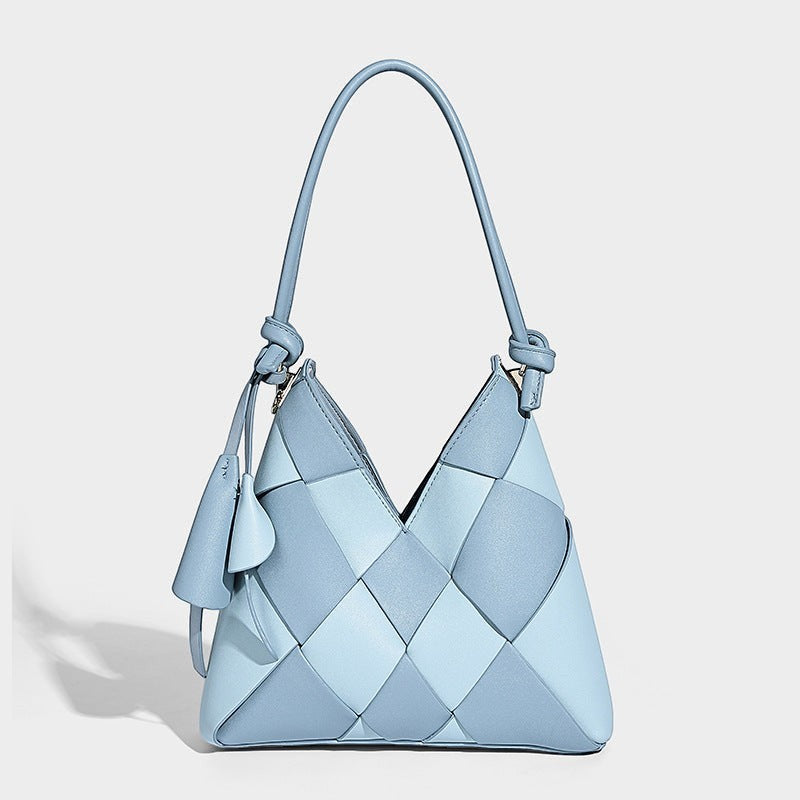 Niche Woven Patchwork Bag