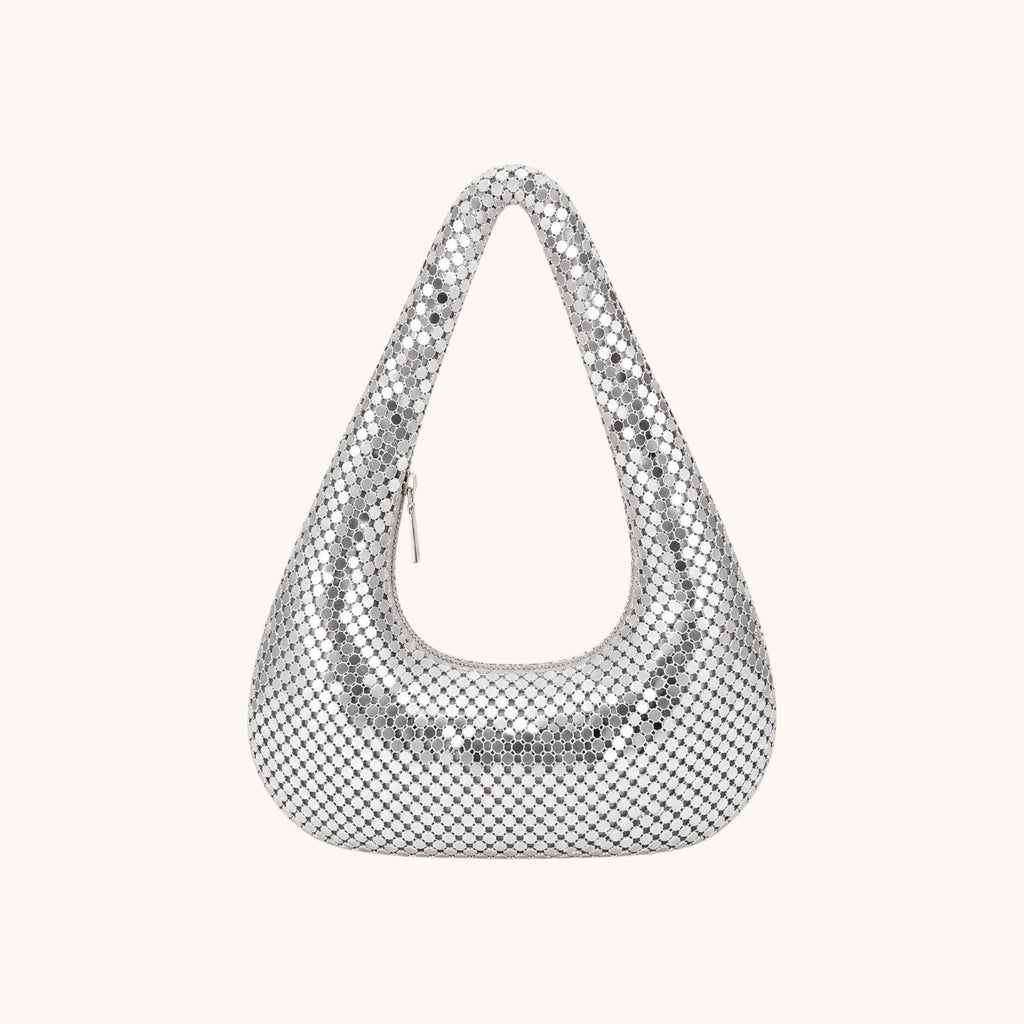 Silver Star Clutch Bag