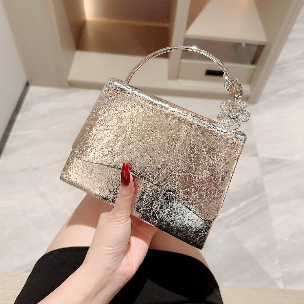 Glitter Clutch Bag