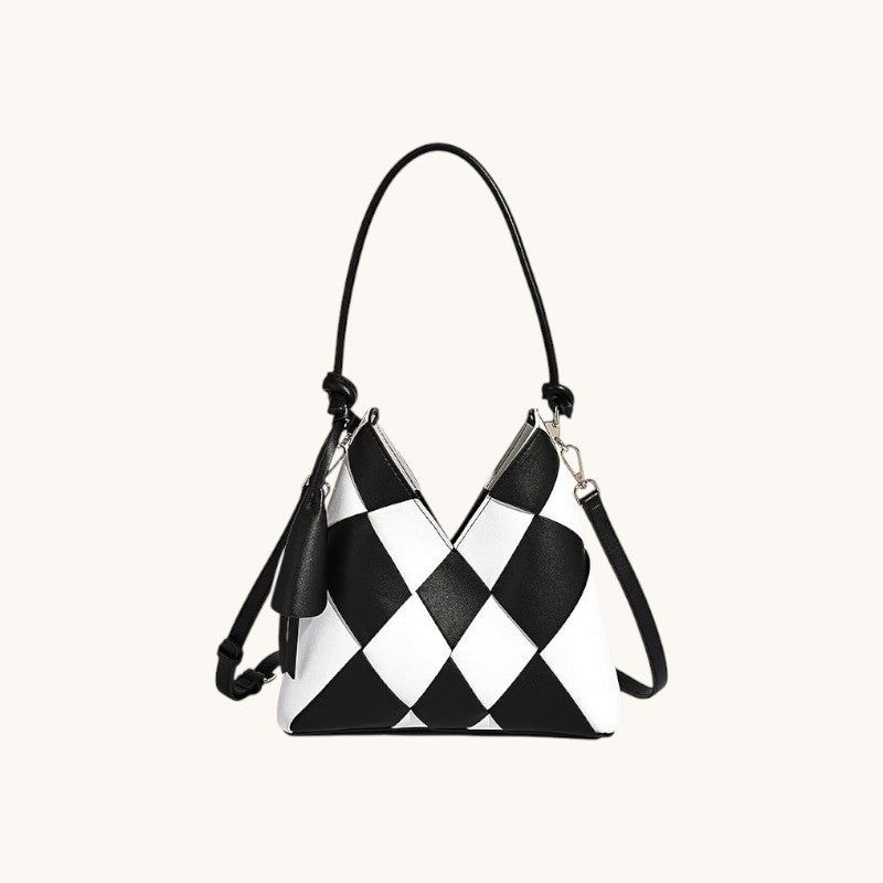 Niche Woven Patchwork Bag