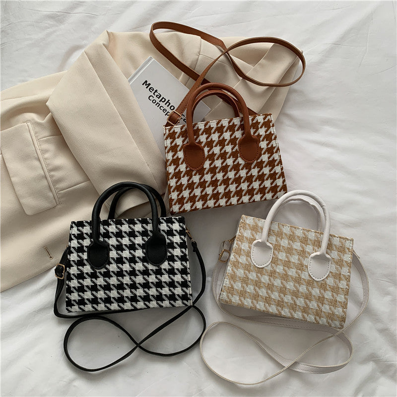 Plaid Handbag Women's Casual Crossbody Bag