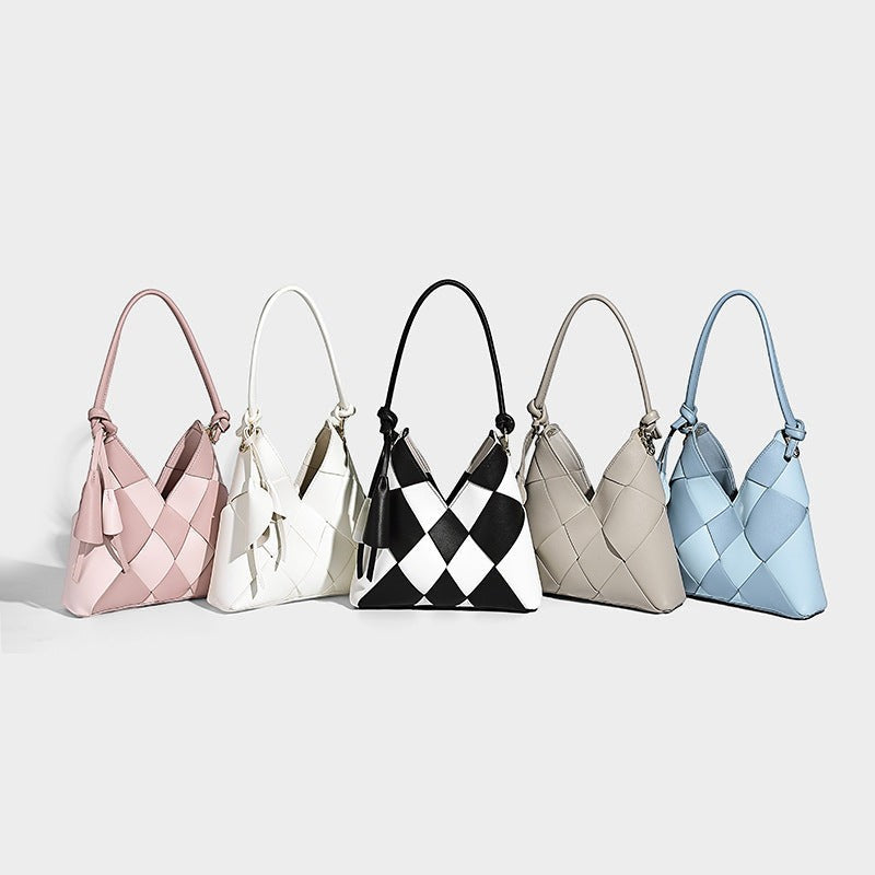 Niche Woven Patchwork Bag