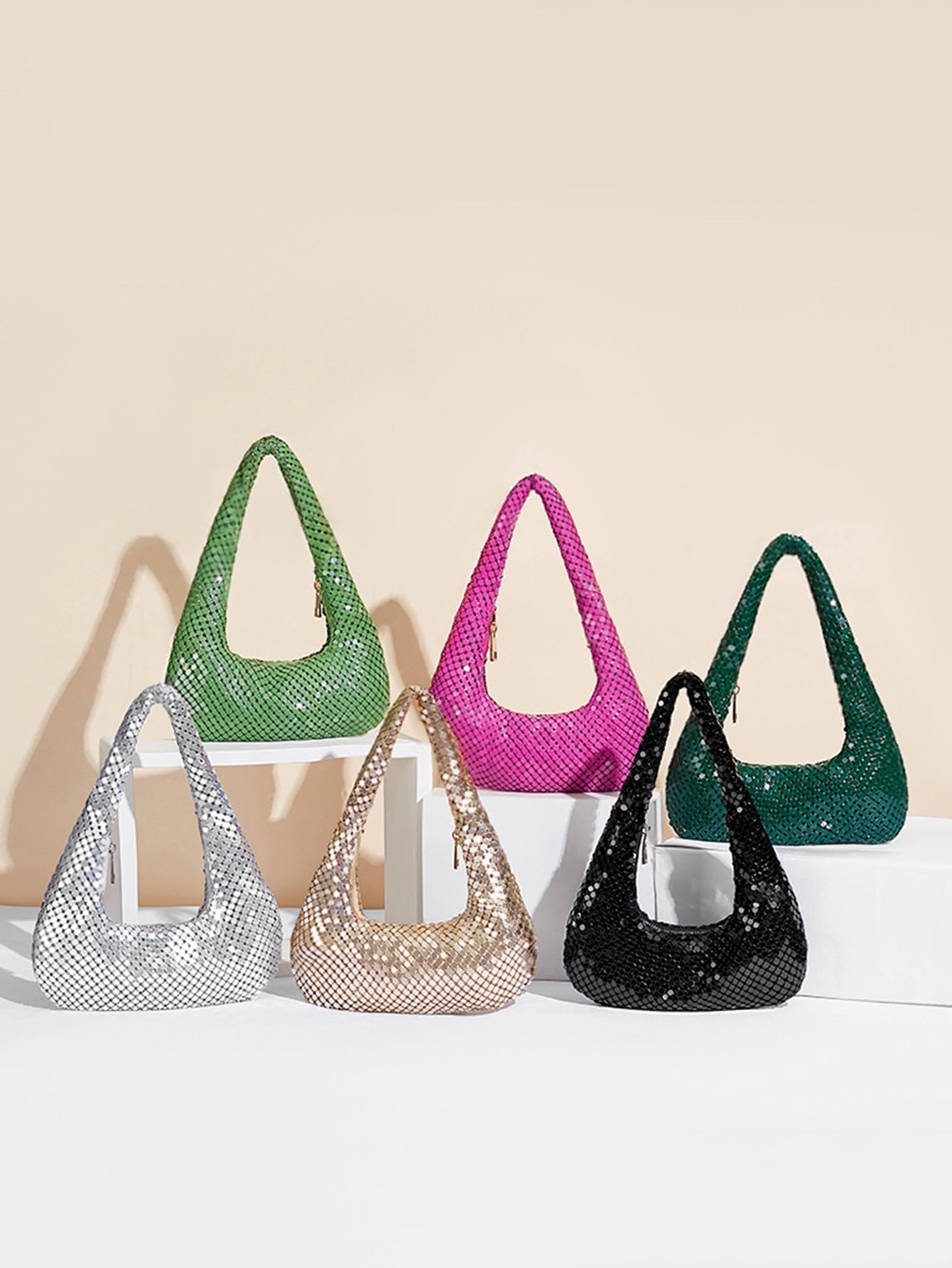 Silver Star Clutch Bag