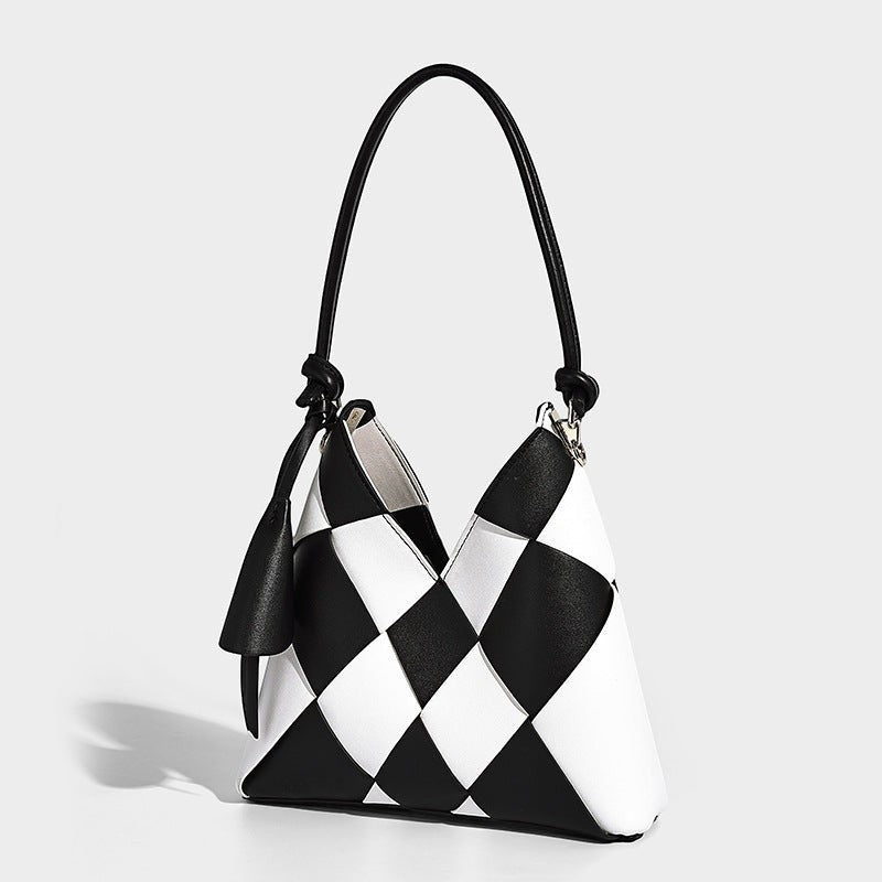 Niche Woven Patchwork Bag