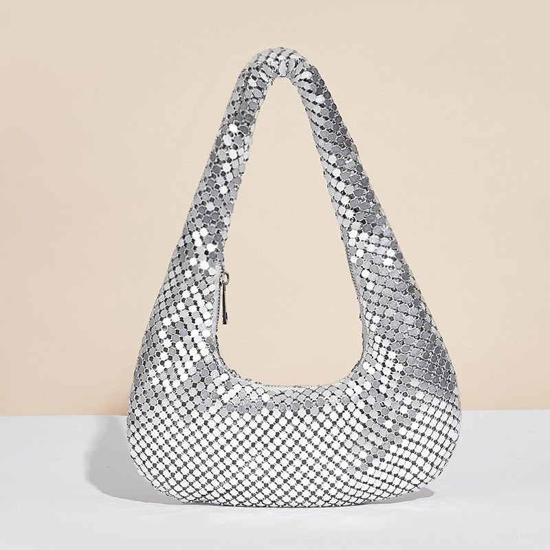 Silver Star Clutch Bag